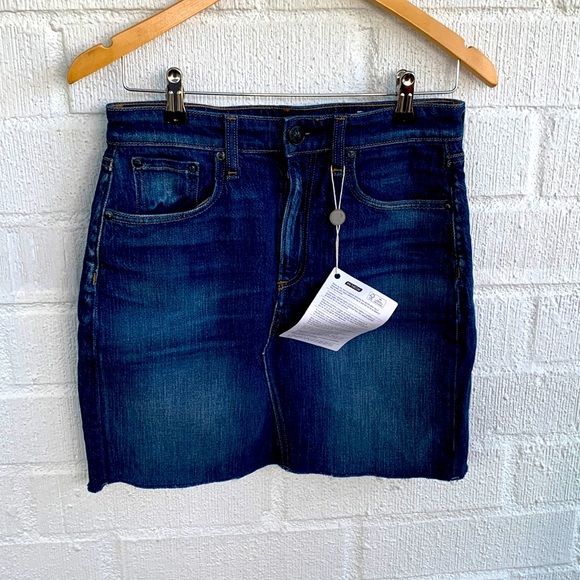 Rag & Bone Denim Hayden in Magnus Indigo Jean Skirt  size 26 - Picture 3 of 8